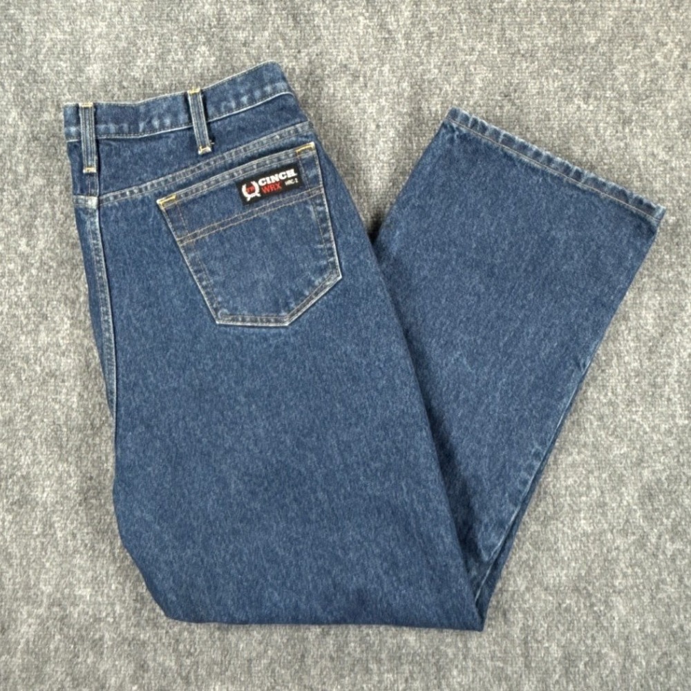 Cinch WRX FR Jeans Mens 38x30 White Label Flame Resistant CAT 2 Work MP78834001